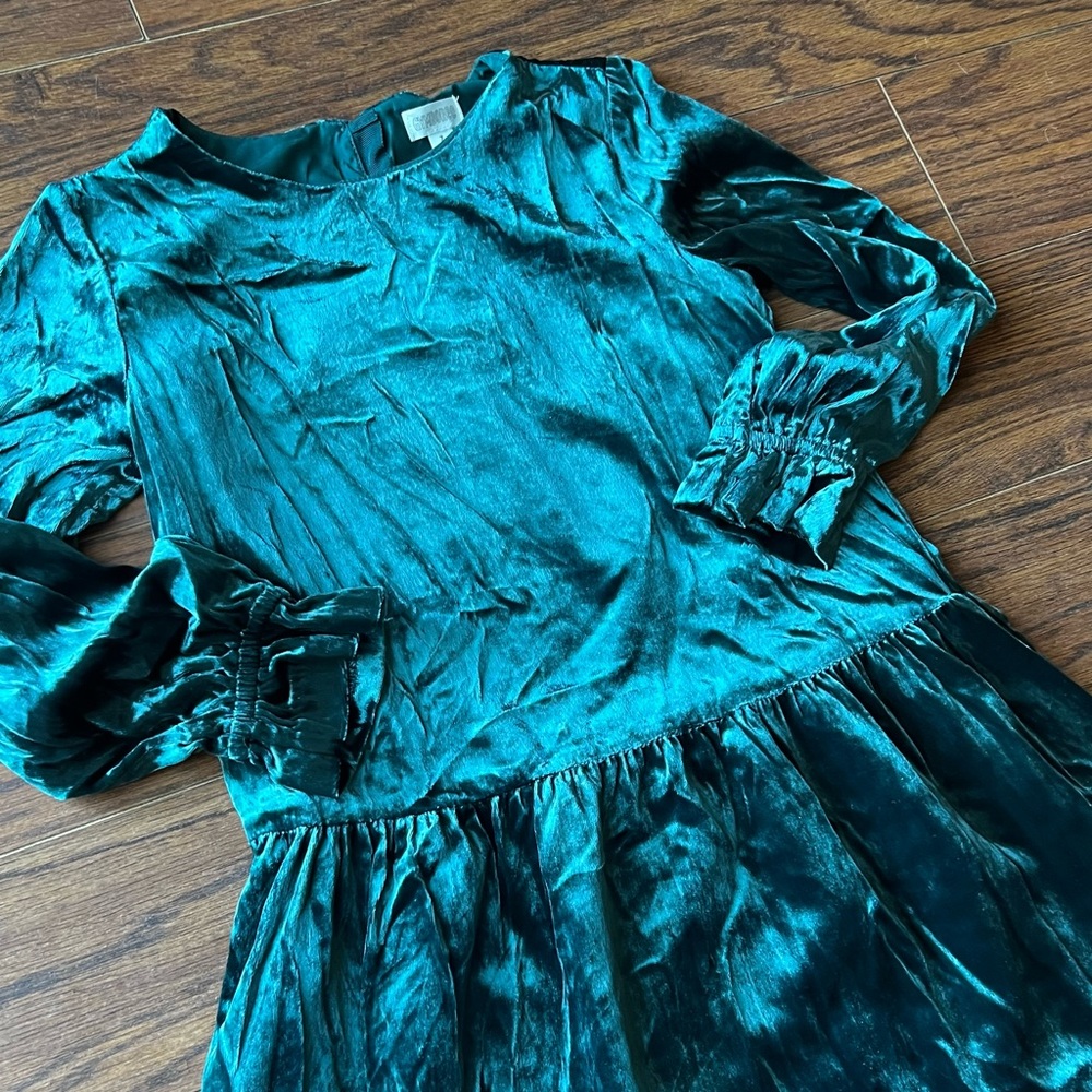 Gymboree Size 7 velvety drop waist dress